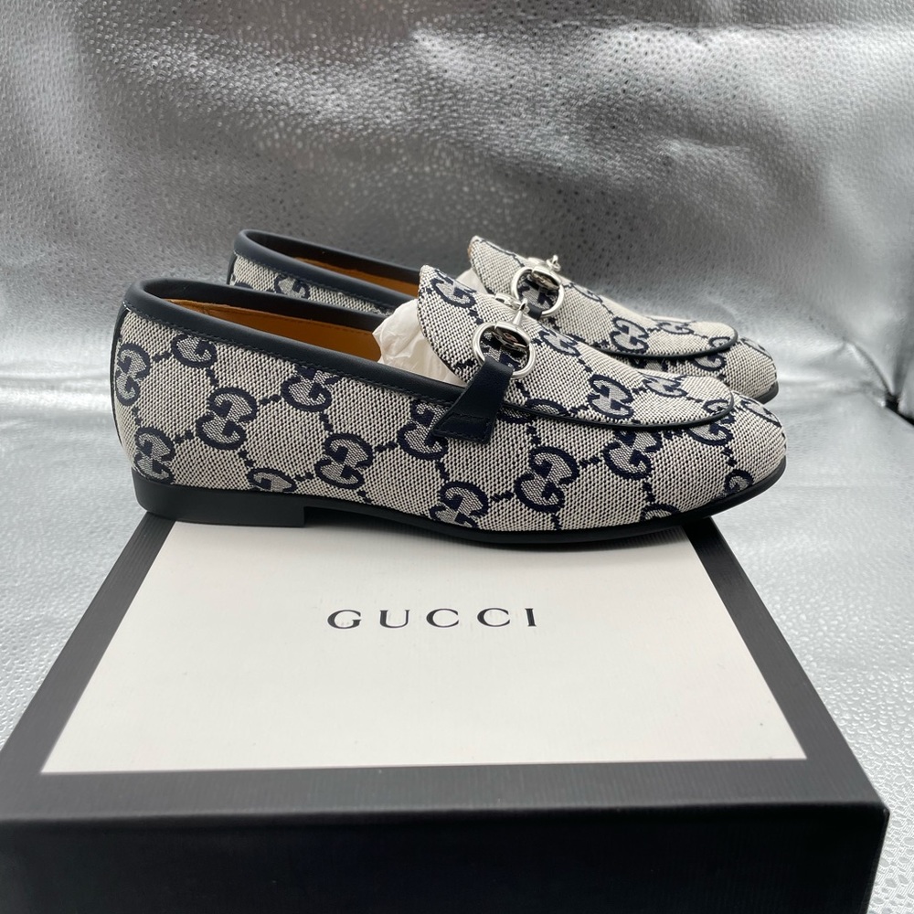 Gucci Children's GG canvas Gucci Jordaan loafer